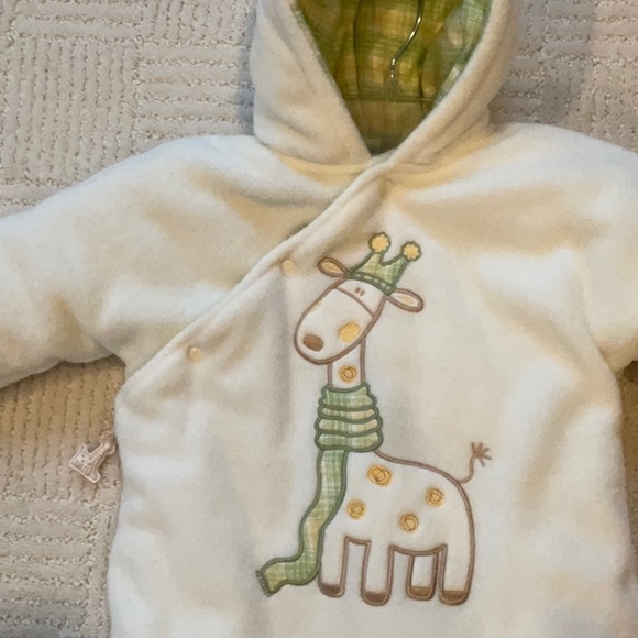 Baby Fleece Snow Suit  3/6 Months - Picture 2 of 8